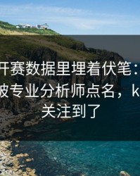 网球公开赛数据里埋着伏笔：哈兰德的动作被专业分析师点名，kaiyun也关注到了